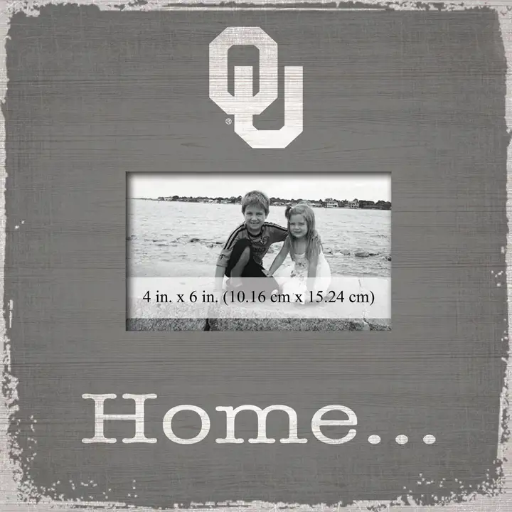 Cadre photo à domicile Oklahoma Sooners 10x10 ast