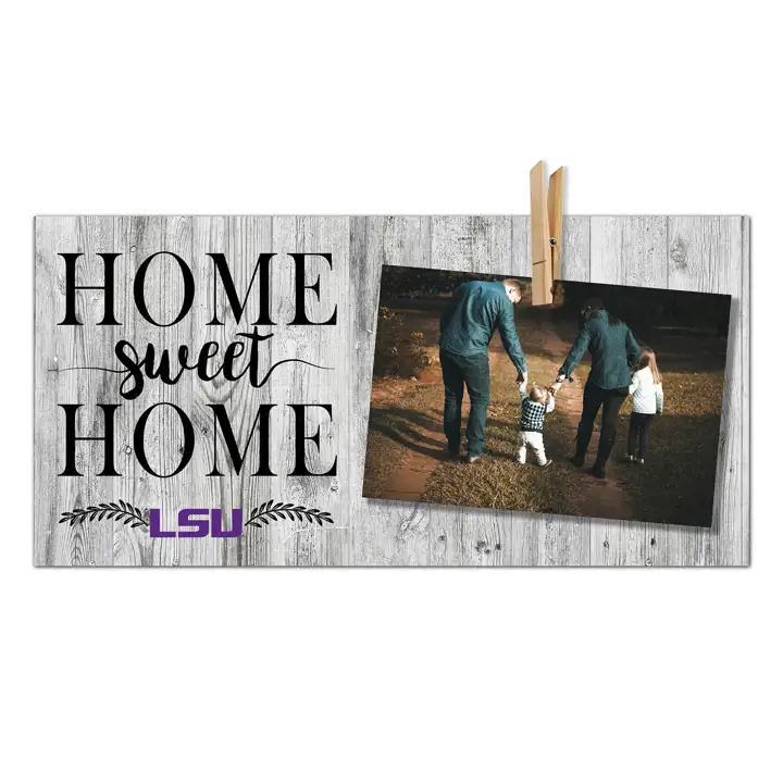 Cadre photo L.S.U. 6x12 "Home Sweet Home"
