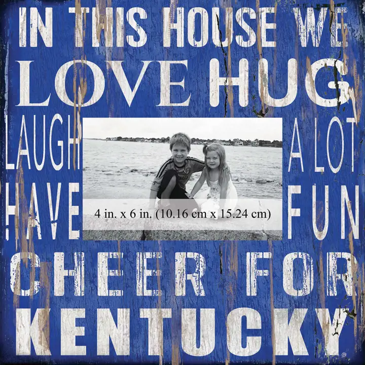 Cadres photo 10x10 Kentucky Wildcats In this House