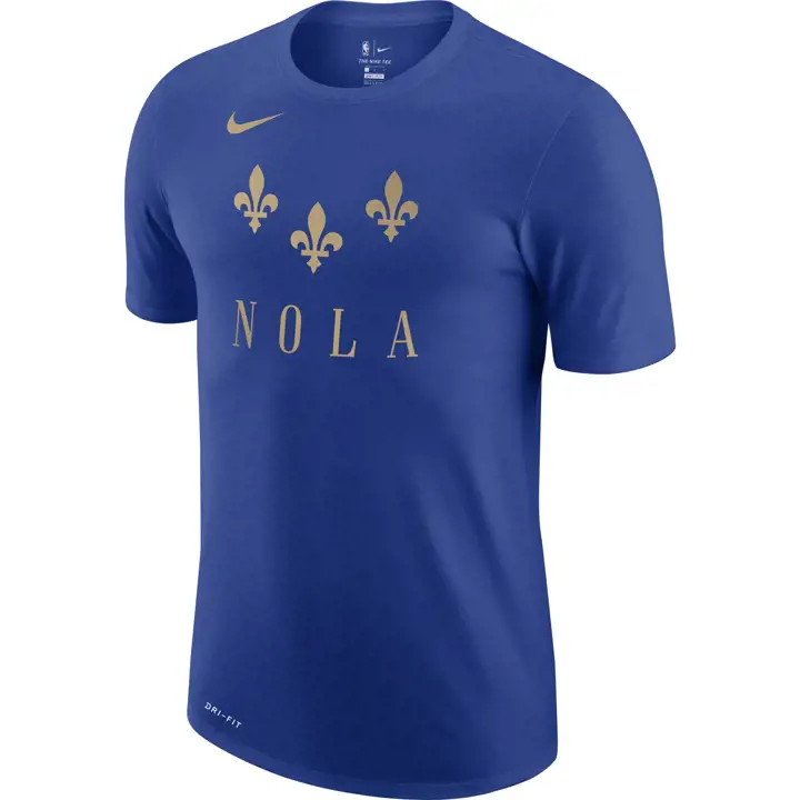 T-shirt Logo New Orleans Pelicans NBA City Edition 20 bleu