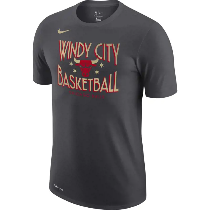 T-shirt Chicago Bulls NBA City Edition Story 20 anthracite