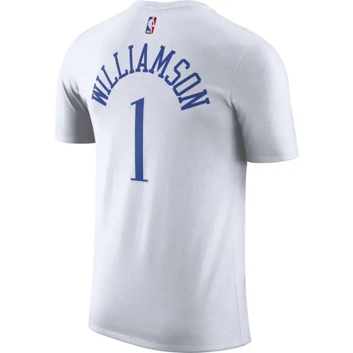 T-shirt joueur New Orleans Pelicans NBA City Edition 20 blanc