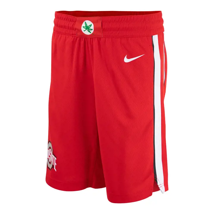 Short de basket replica Ohio State Buckeyes NCAA pour jeune - Rouge