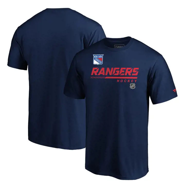 T-shirt New York Rangers NHL Locker Room Premium MARINE