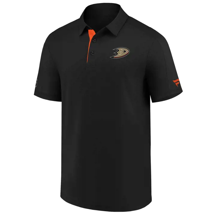 Polo noir performance Anaheim Ducks NHL