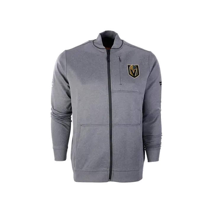 Veste de survêtement FZ Vegas Golden Knights NHL pour vestiaire GRY