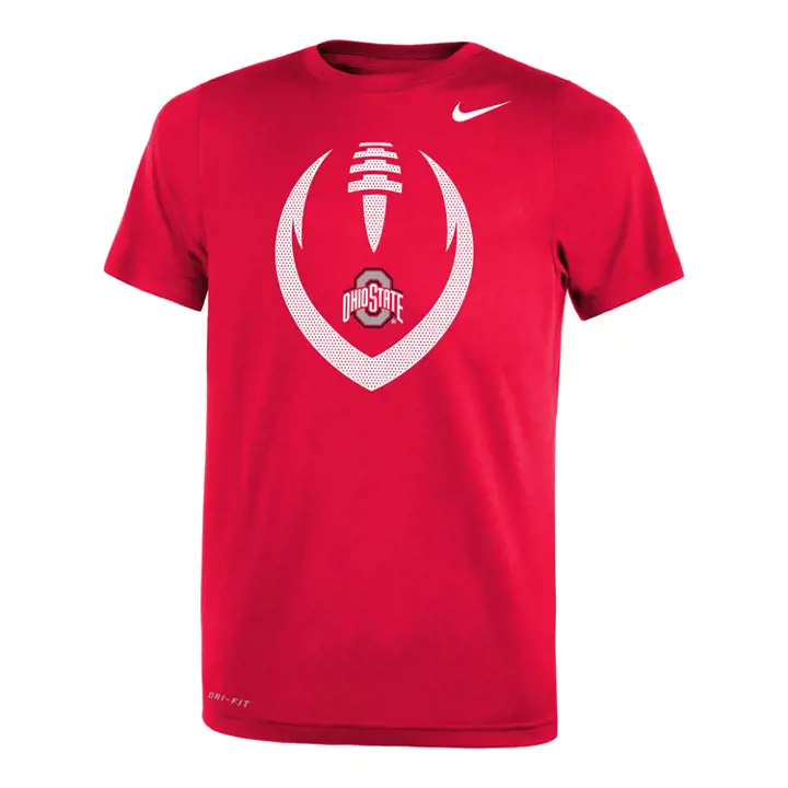 T-shirt enfant "Icon" NCAA des Ohio State Buckeyes 20 - Rouge