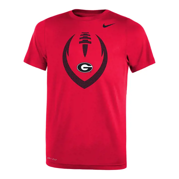 T-shirt icône jeunesse NCAA Georgia Bulldogs 20 rouge