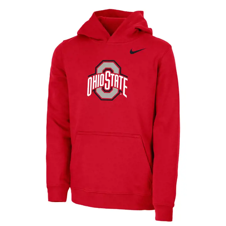 Ohio State Buckeyes NCAA Youth Club Sweatshirt à Capuche rouge