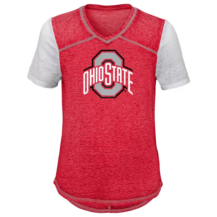 T-shirt « Ohio St B NCAA Girls School Spirit » rouge 20