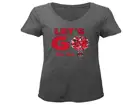 Ohio State Buckeyes Outerstuff NCAA Girls Lets Go Pom Pom T-Shirt T-Shirts