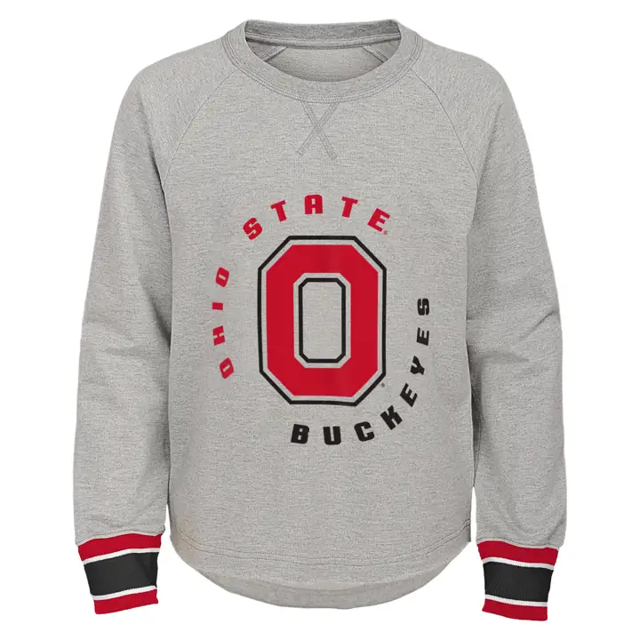 Sweat-shirt ras du cou « Hall of Fame » Ohio State Buckeyes NCAA pour filles