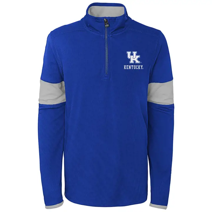 Chandail pour jeune Kentucky Wildcats NCAA Field 1/2 zip 20 RBL