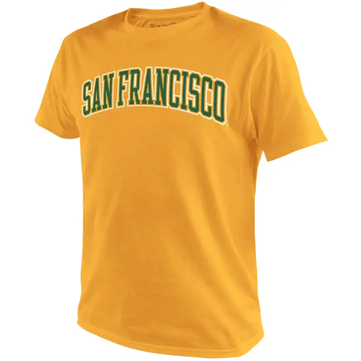 T-Shirt mi-taille avec logo NCAA Université de San Francisco 2F gl