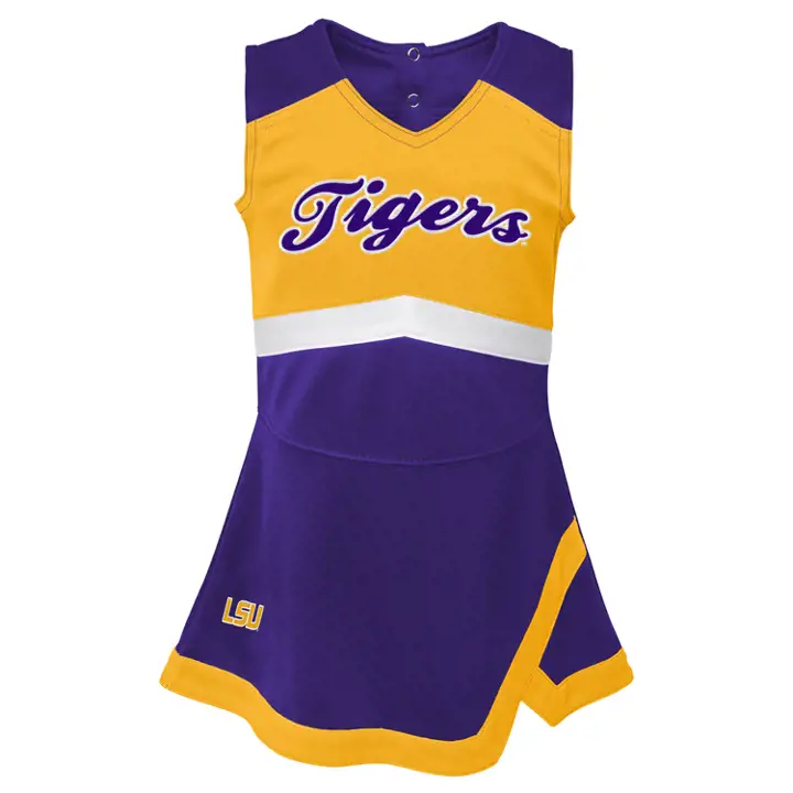 Robe de capitaine de cheerleading L.S.U. NCAA VIOLET