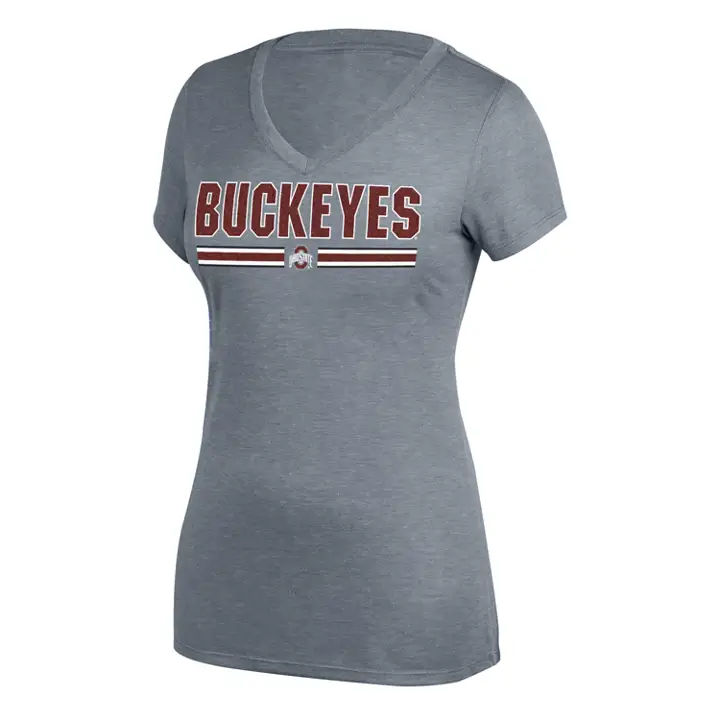T-shirt à paillettes Grand Chelem Ohio State Buckeyes NCAA Femme