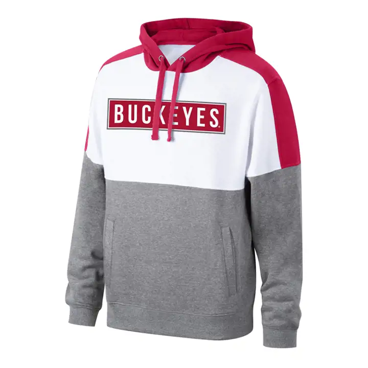 Sweat à capuche NCAA Ohio State Buckeyes All That 20 blanc/rouge
