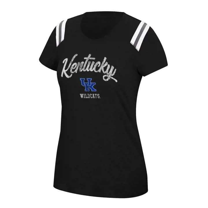 T-shirt Slub femme NCAA Kentucky Wildcats All In 20 BLK