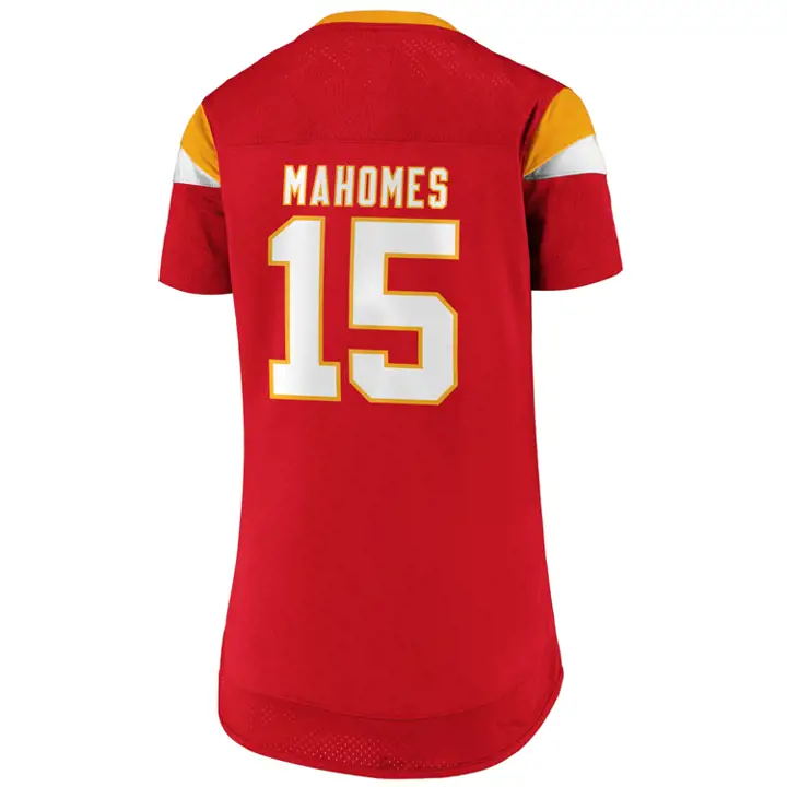 CHIEFS NFL Haut femme Draft Him Top 20 Patrick Mahomes rouge