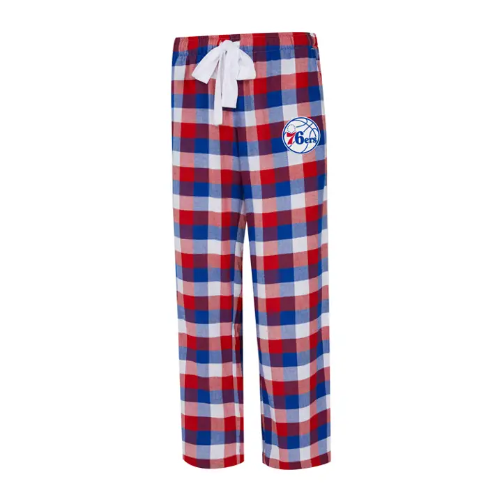 Pantalon de pyjama à carreaux Philadelphia 76ers NBA Breakout pour femme 20 RBL