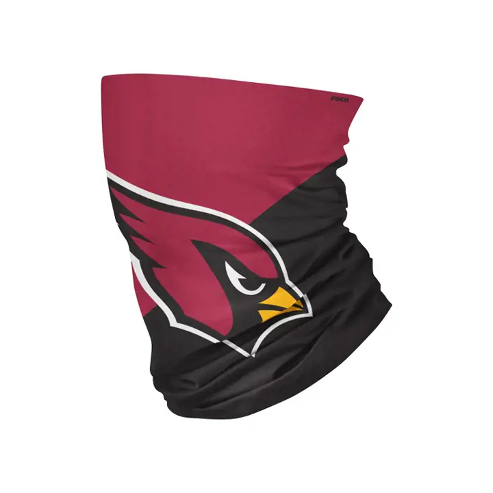 Cache-cou type guêtre à grand logo colorblock des Arizona Cardinals