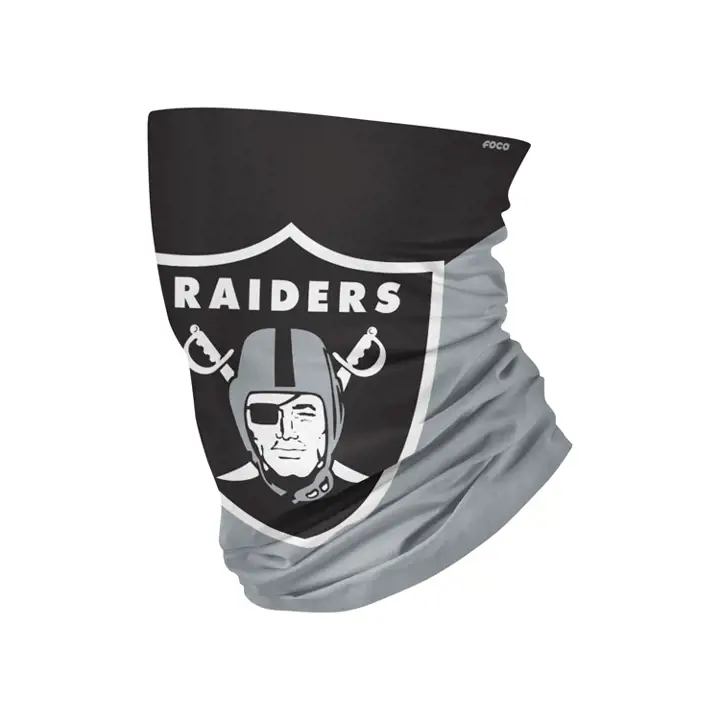 Écharpe tubulaire cache-cou Las Vegas Raiders Colorblock grand logo