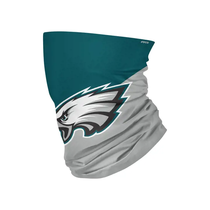 Cache-cou tour de cou colorblock avec grand logo Philadelphia Eagles