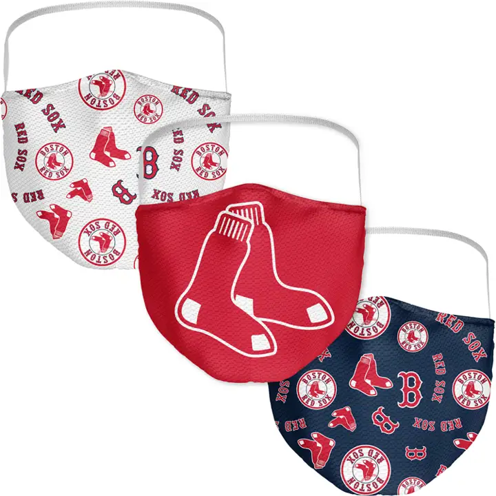 Masque de protection 3 pièces Boston Red Sox