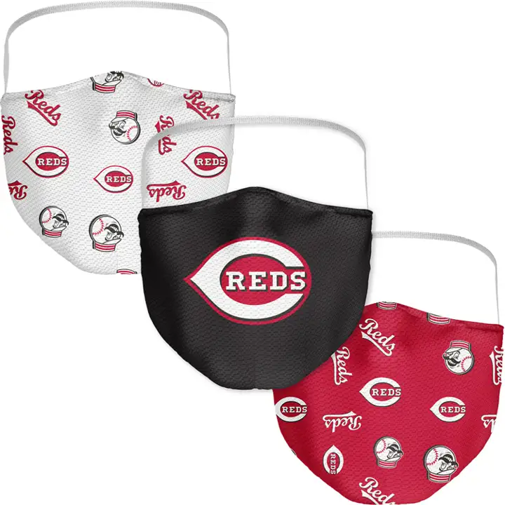 Masque de protection (3 unités) - Cincinnati Reds