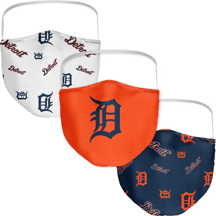 Masque DETROIT TIGERS (lot de 3)