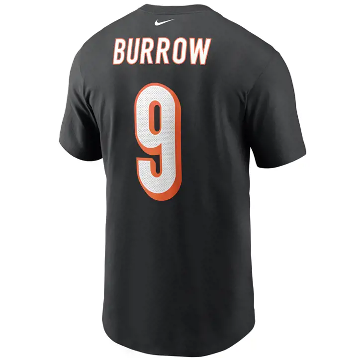 T-shirt BENGALS NFL Pride N/N Wordmark 3.0 Joe Burrow noir