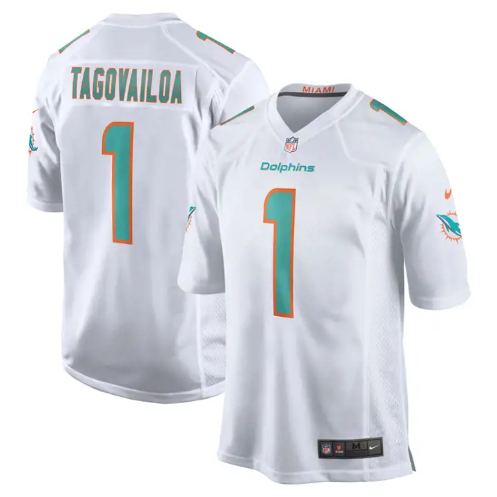 Maillot NFL Dolphins Tua Tagovailoa blc