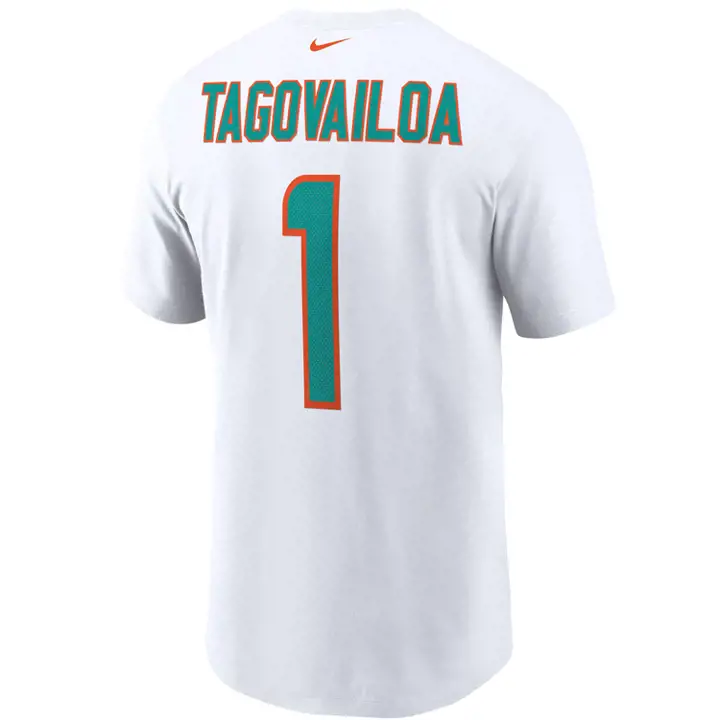 DOLPHINS NFL Pride T-shirt N/N 3.0 Tua Tagovailoa blanc