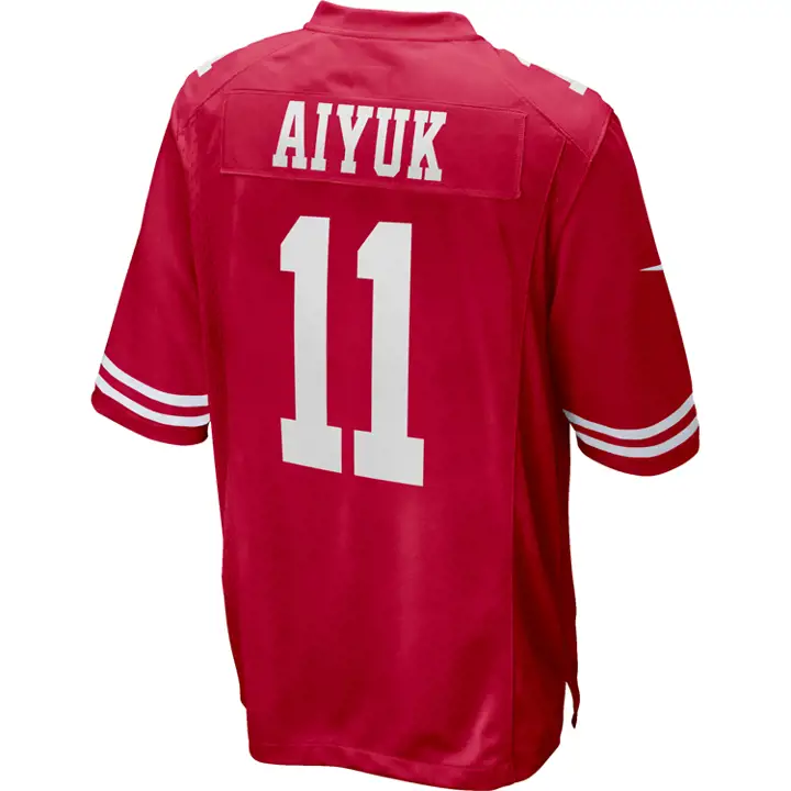 Maillot NFL San Francisco 49ers Brandon Aiyuk rouge
