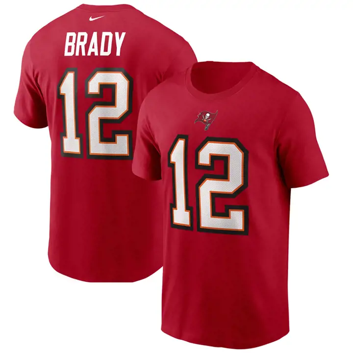 T-shirt Bucs NFL Pride Wordmark 3.0 Tom Brady rouge