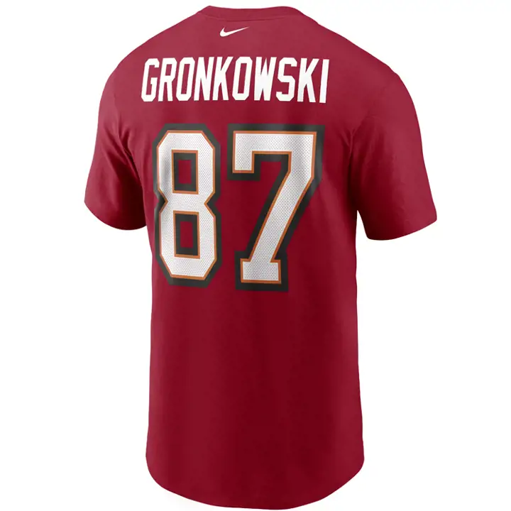 T-shirt Wordmark 3.0 Gronkows NFL Pride N/N des Buccaneers de Tampa Bay