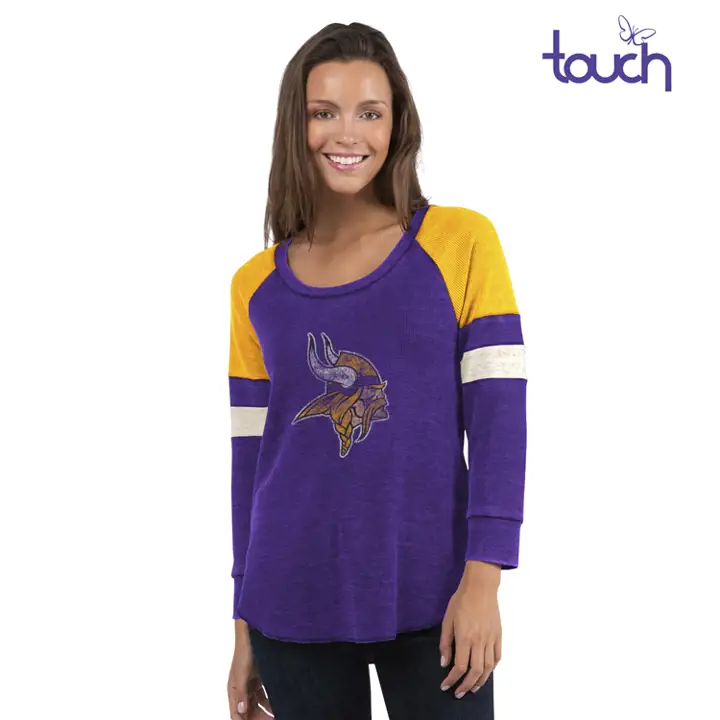 T-shirt thermique NFL Touch Distinct Snap Minnesota Vikings 20