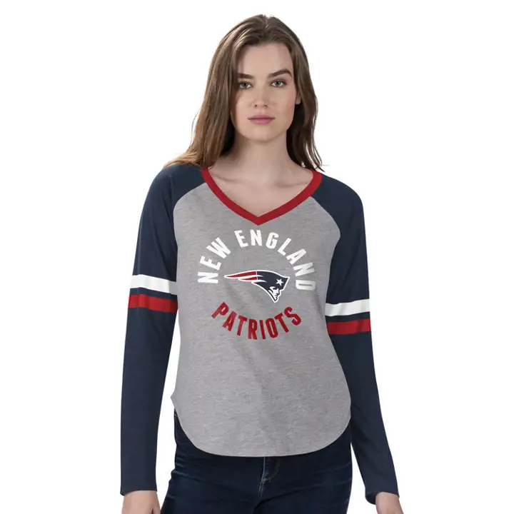 T-shirt à manches longues NFL New England Patriots Femme Asterisk 20