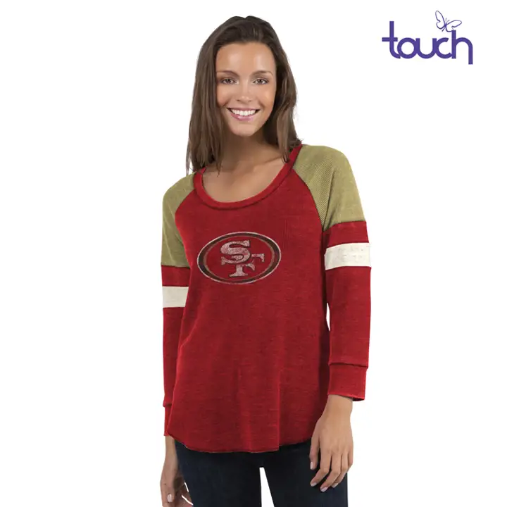 San Francisco 49ers NFL Touch Distinct Snap T-shirt thermique 20