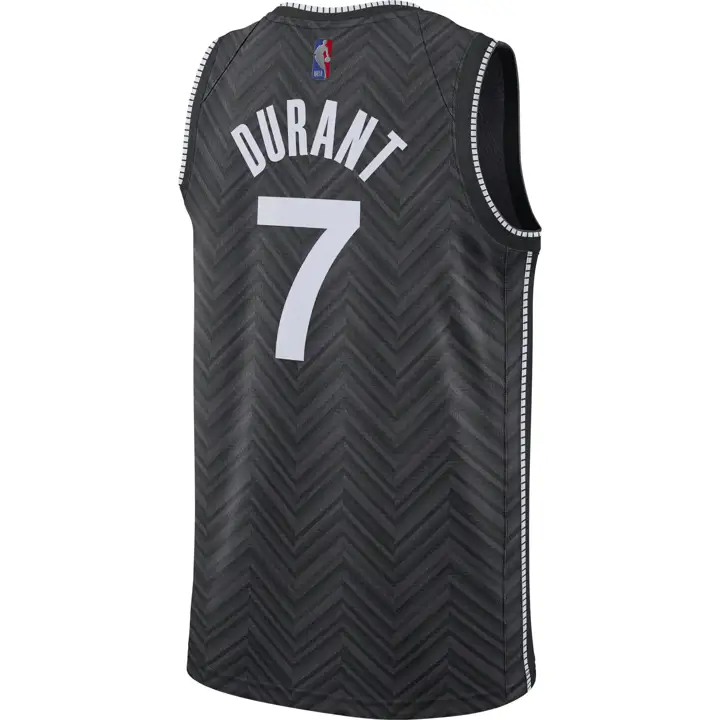Maillot swingman NBA Earned Brooklyn Nets 21 Ast Kevin Durant