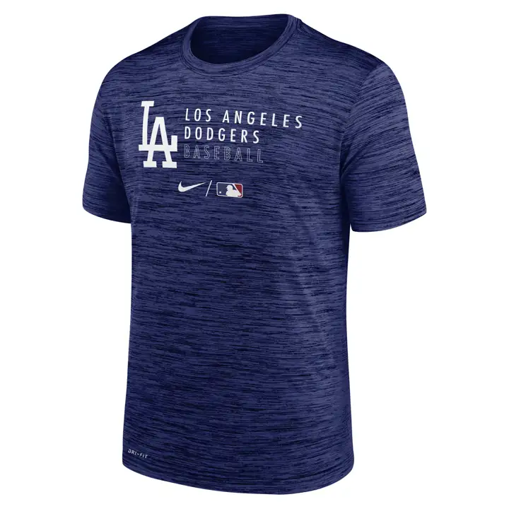 T-shirt d'entraînement MLB Velocity Los Angeles Dodgers rbl