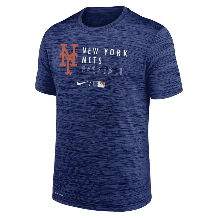 T-shirt d'entraînement MLB Velocity New York Mets rbl
