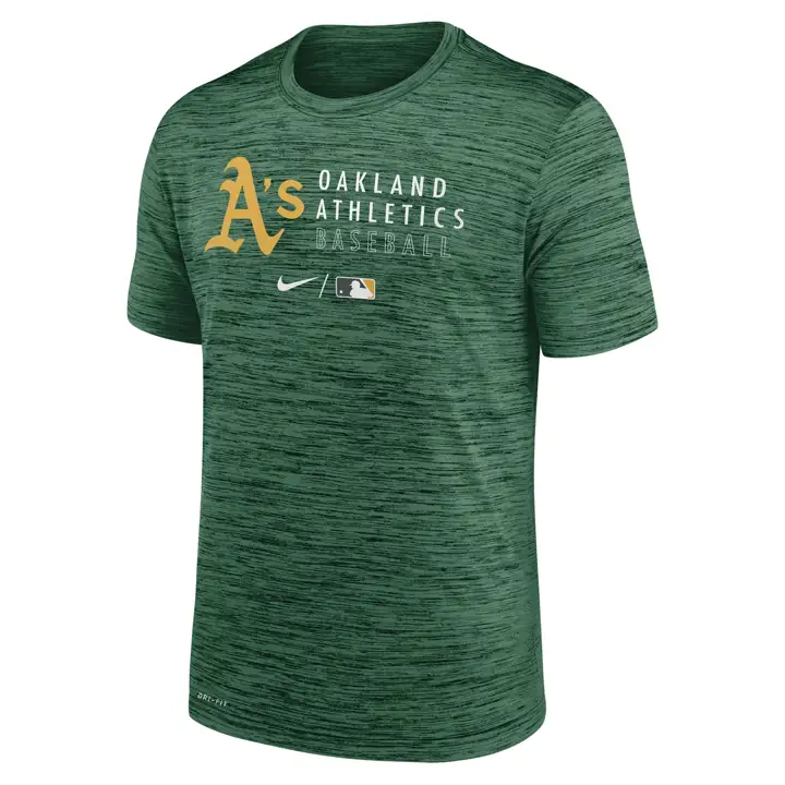 T-shirt d'entraînement de vitesse MLB Oakland Athletics kgrn