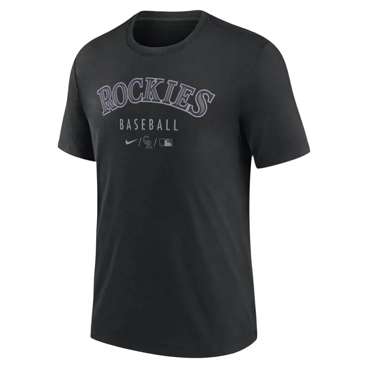 T-shirt Dri-Blend MLB Early Work Colorado Rockies noir