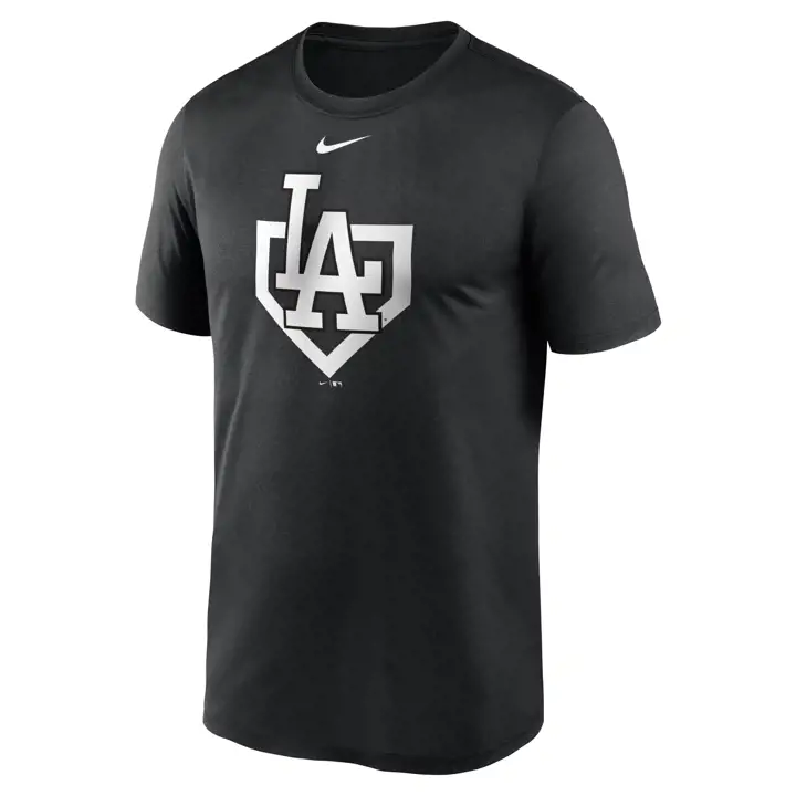 T-shirt noir Los Angeles Dodgers MLB Icône Légende