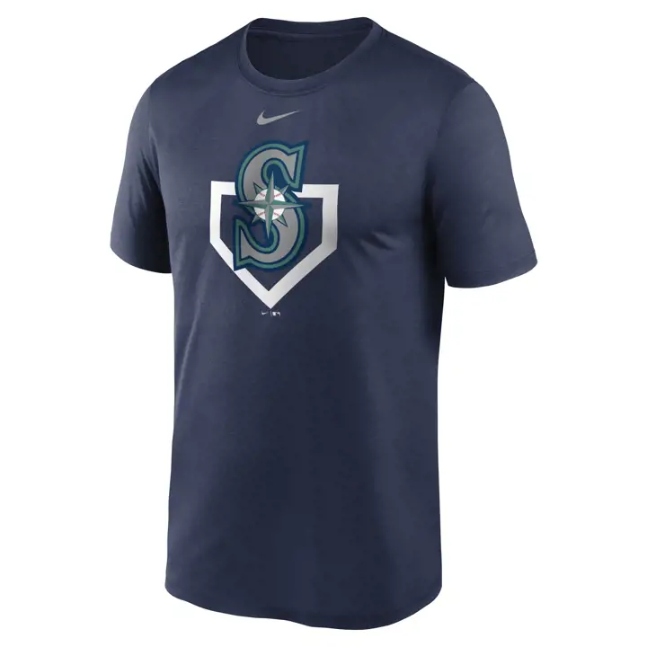 T-shirt icône légende MLB Seattle Mariners marine