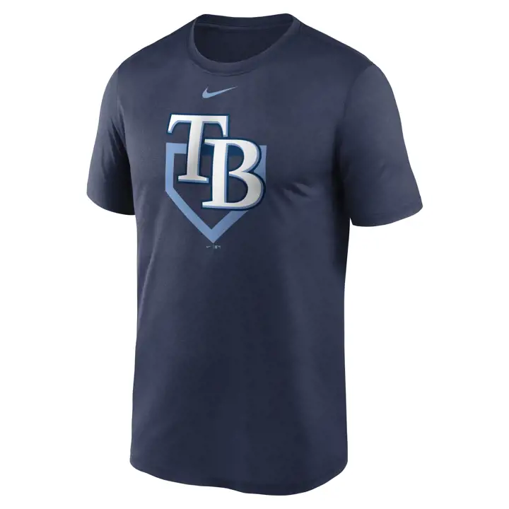 T-shirt légende icône MLB Tampa Bay Rays - bleu marine