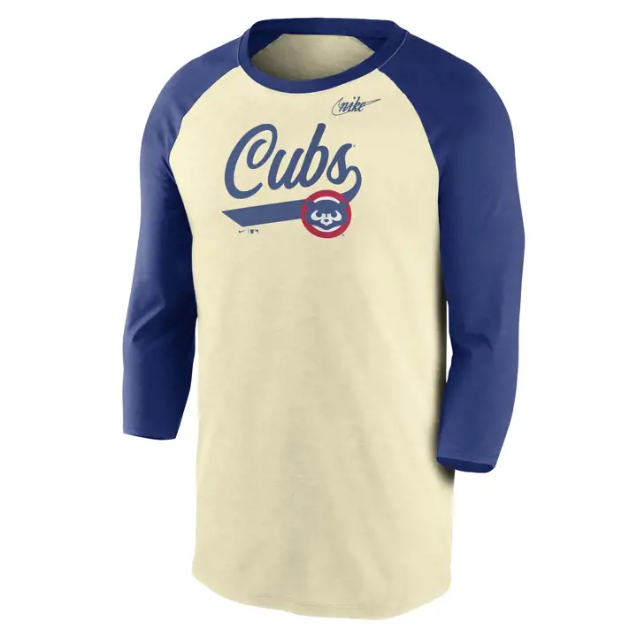 Chicago Cubs MLB Coop Replay Raglan ivo/rbl