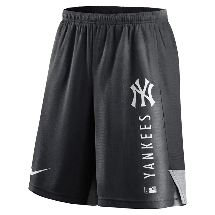 Short d'entraînement New York Yankees MLB Dry bleu marine
