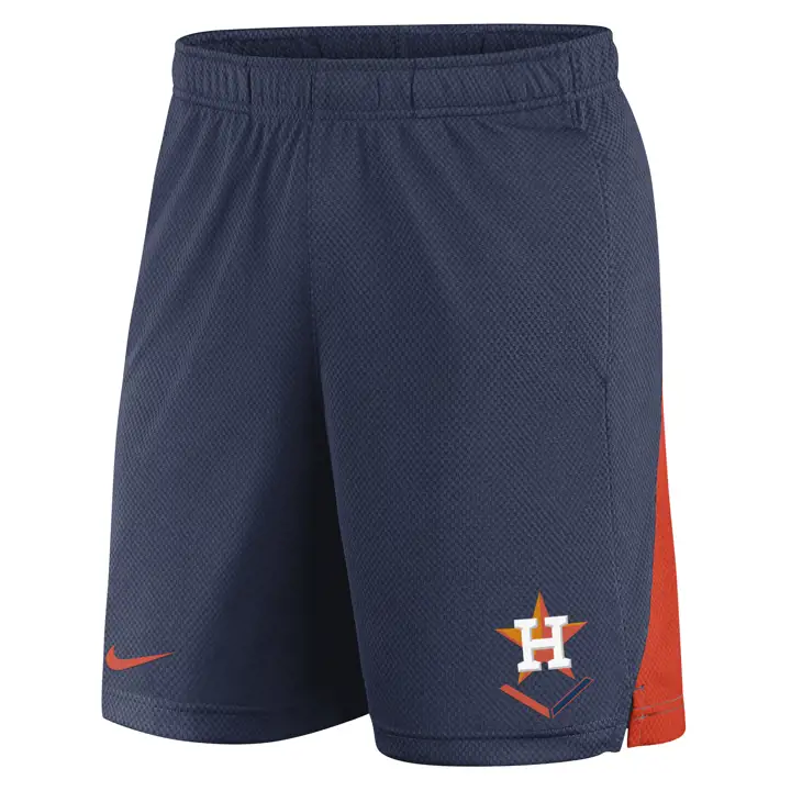 Short de baseball MLB Houston Astros Icon Franchise bleu marine/orange